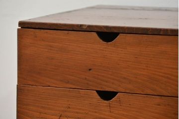 レトロ家具　昭和レトロ シンプルな5段小引き出し