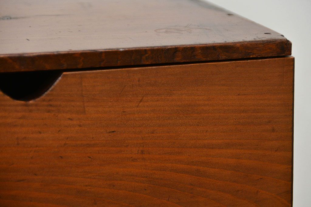 レトロ家具　昭和レトロ シンプルな5段小引き出し