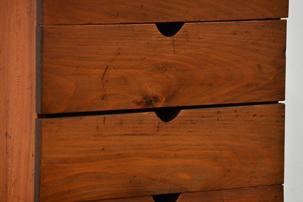 レトロ家具　昭和レトロ シンプルな5段小引き出し