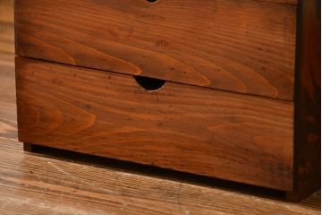 レトロ家具　昭和レトロ シンプルな5段小引き出し