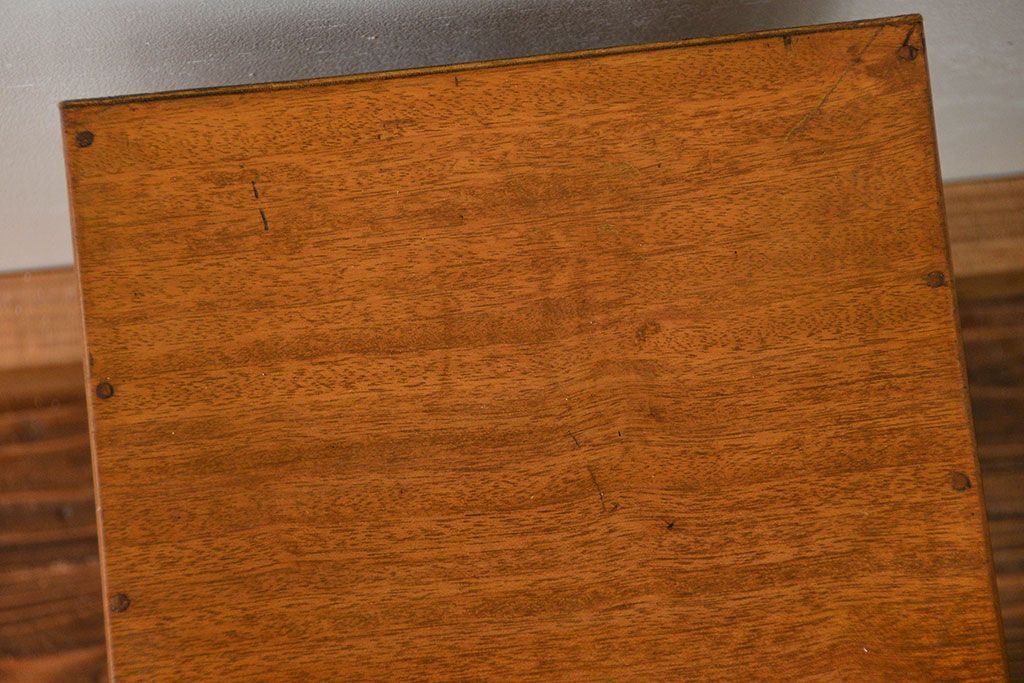 レトロ家具　昭和レトロ シンプルなアンティーク5段小引き出し