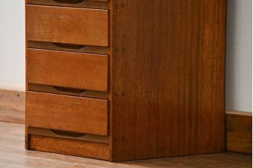 レトロ家具　昭和レトロ シンプルなアンティーク5段小引き出し