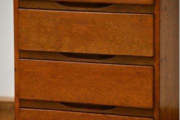 レトロ家具　昭和レトロ シンプルなアンティーク5段小引き出し