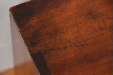 アンティーク家具　古民具・骨董 使い込まれた慳貪(けんどん)扉の収納棚(小引き出し)