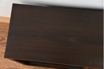 アンティーク家具　アンティーク 古い木の小さな収納棚(飾り棚)