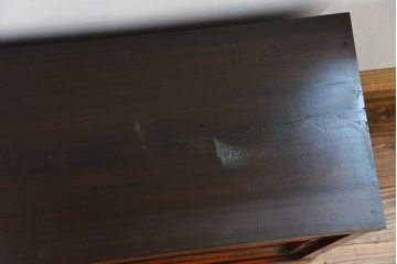 アンティーク家具　アンティーク 古い木の小さな収納棚(飾り棚)