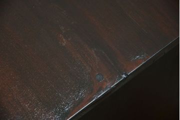 アンティーク家具　アンティーク 古い木の小さな収納棚(飾り棚)