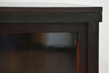 アンティーク家具　アンティーク 古い木の小さな収納棚(飾り棚)