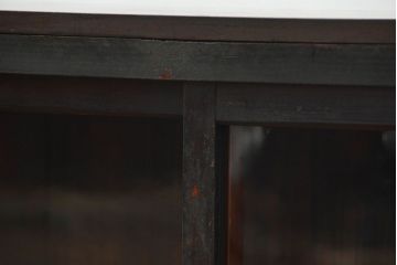 アンティーク家具　アンティーク 古い木の小さな収納棚(飾り棚)