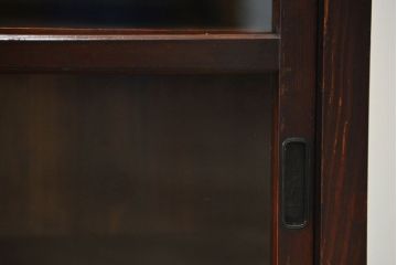 アンティーク家具　アンティーク 古い木の小さな収納棚(飾り棚)