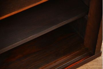 アンティーク家具　アンティーク 古い木の小さな収納棚(飾り棚)