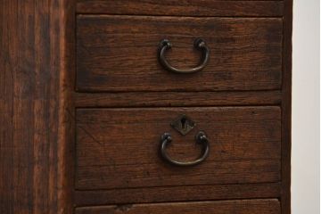 アンティーク家具　アンティーク 古い木の使い込まれた小引き出し