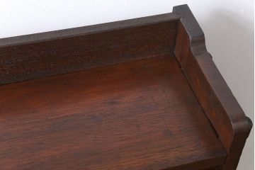 アンティーク家具　アンティーク 古い木の本棚(飾り棚)