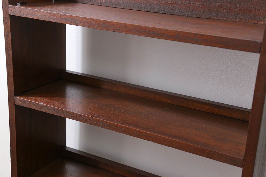 アンティーク家具　アンティーク 古い木の本棚(飾り棚)