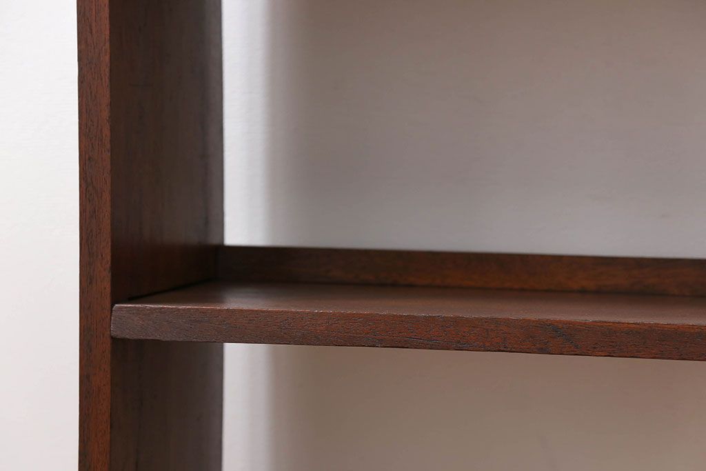 アンティーク家具　アンティーク 古い木の本棚(飾り棚)