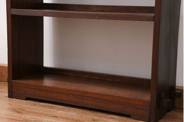 アンティーク家具　アンティーク 古い木の本棚(飾り棚)