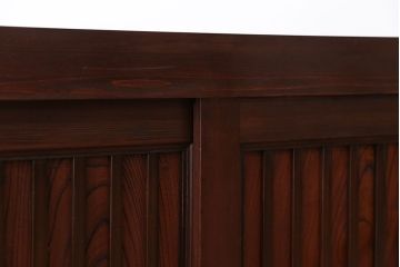 アンティーク家具　アンティーク　六尺 縦桟引き戸!時代箪笥ローボード(サイドボード、水屋箪笥、テレビ台、キャビネット、収納棚)