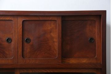 レトロ家具　アンティーク 前面欅材 レトロな茶箪笥(収納棚)