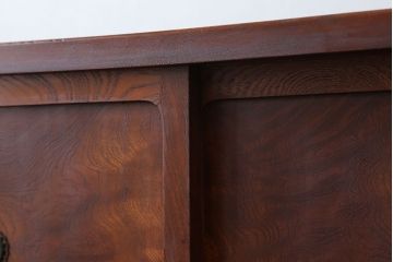 レトロ家具　アンティーク 前面欅材 レトロな茶箪笥(収納棚)