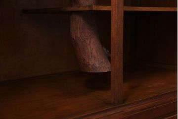 レトロ家具　アンティーク 前面欅材 レトロな茶箪笥(収納棚)
