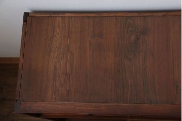 レトロ家具　アンティーク 前面欅材 レトロな茶箪笥(収納棚)