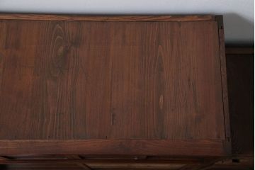 レトロ家具　アンティーク 前面欅材 レトロな茶箪笥(収納棚)