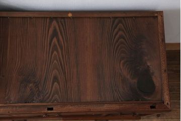 レトロ家具　アンティーク 前面欅材 レトロな茶箪笥(収納棚)