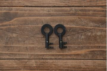 アンティーク家具　古民具・骨董 脚付き二本松箪笥ローチェスト(1)(時代箪笥ローボード)