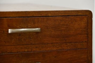 アンティーク家具　アンティーク 古いナラ材の4段小引き出し