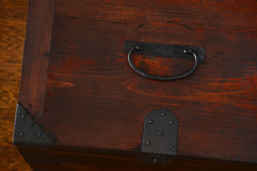 アンティーク家具　古民具・骨董 使い込まれた硯箱(小引き出し)