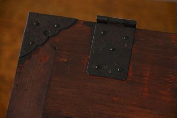 アンティーク家具　古民具・骨董 使い込まれた硯箱(小引き出し)