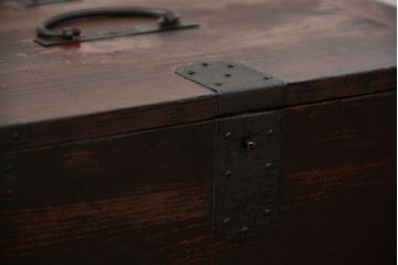 アンティーク家具　古民具・骨董 使い込まれた硯箱(小引き出し)