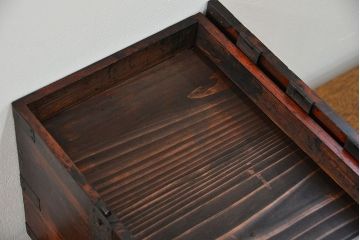 アンティーク家具　古民具・骨董 使い込まれた硯箱(小引き出し)