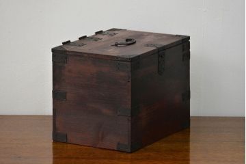 アンティーク家具　古民具・骨董 使い込まれた硯箱(小引き出し)