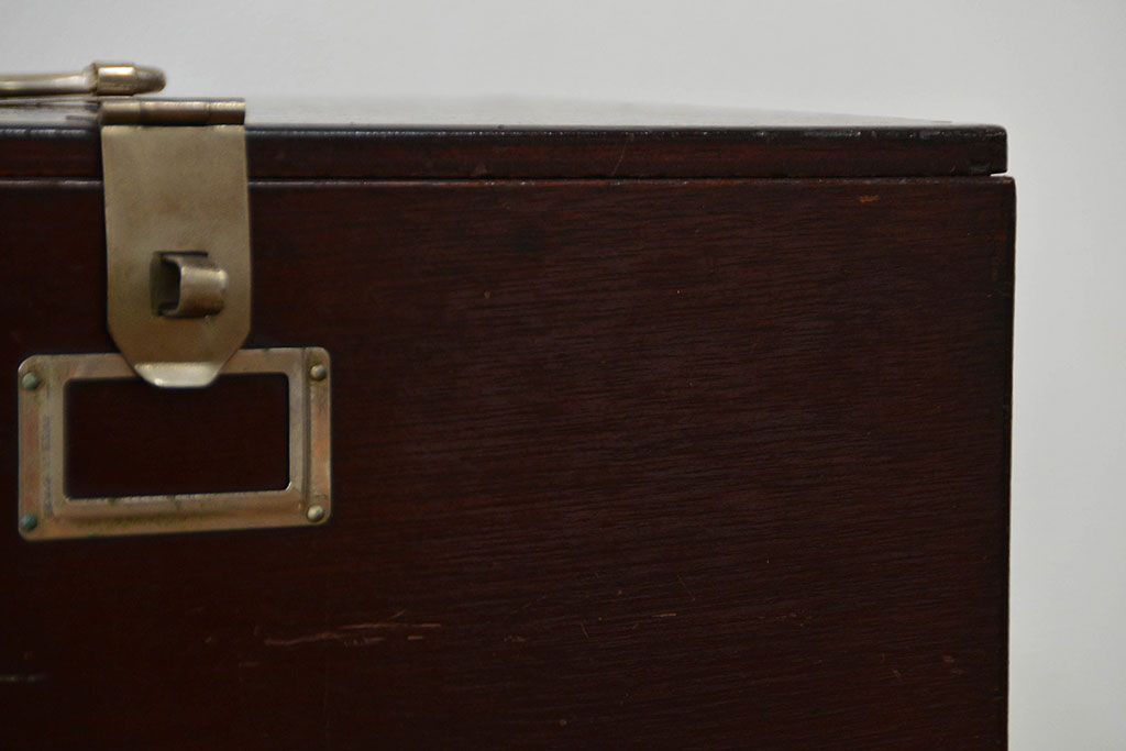 アンティーク家具　アンティーク 歯医者さんの古い往診箱(2)(小引き出し、裁縫箱)