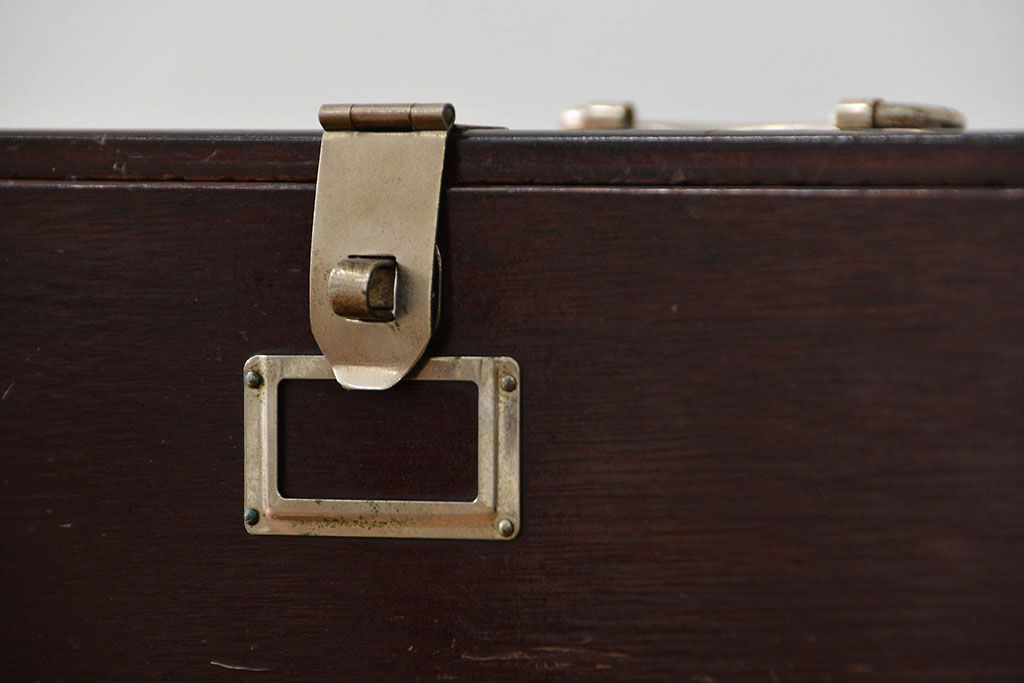 アンティーク家具　アンティーク 歯医者さんの古い往診箱(2)(小引き出し、裁縫箱)