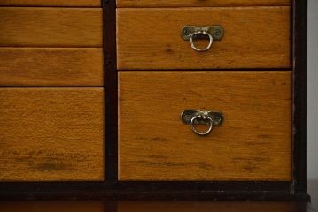 アンティーク家具　アンティーク 歯医者さんの古い往診箱(2)(小引き出し、裁縫箱)
