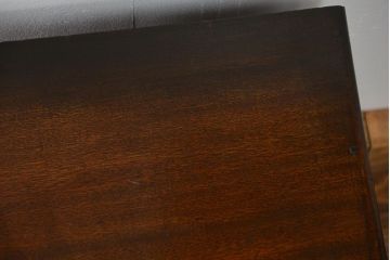 レトロ家具　アンティーク ネームプレート付きのレトロなレコードケース(小引き出し)