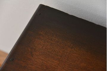 レトロ家具　アンティーク ネームプレート付きのレトロなレコードケース(小引き出し)