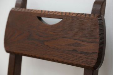 ヴィンテージ家具　オランダビンテージ オーク材 ダイニングチェア 2脚セット