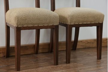 ヴィンテージ家具　オランダビンテージ オーク材 ダイニングチェア 2脚セット