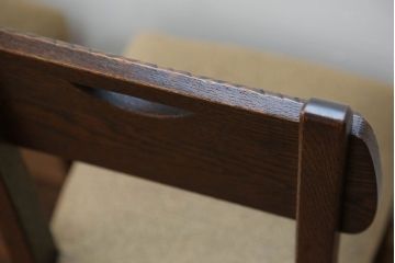 ヴィンテージ家具　オランダビンテージ オーク材 ダイニングチェア 2脚セット