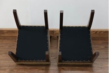 ヴィンテージ家具　オランダビンテージ オーク材 ダイニングチェア 2脚セット