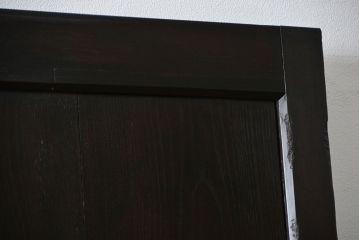 古民具・骨董 栗材の重厚な蔵戸(玄関戸)
