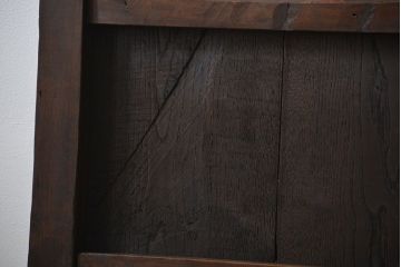 古民具・骨董 栗材の重厚な蔵戸(玄関戸)
