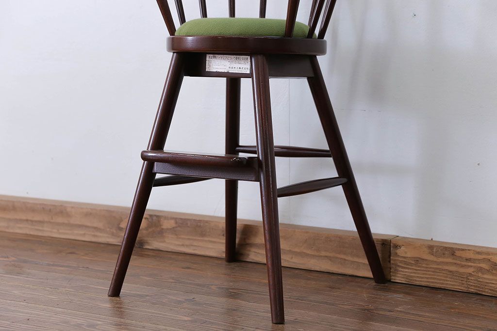 中古　秋田木工製　ベビーチェア(チャイルドチェア、椅子)