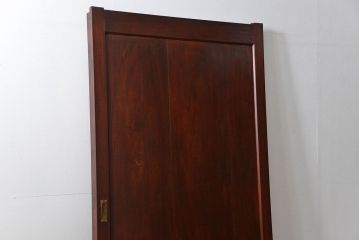 アンティーク 総欅材の重厚な蔵戸(扉、玄関戸)