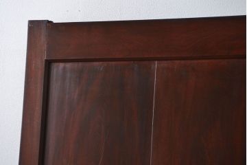 アンティーク 総欅材の重厚な蔵戸(扉、玄関戸)