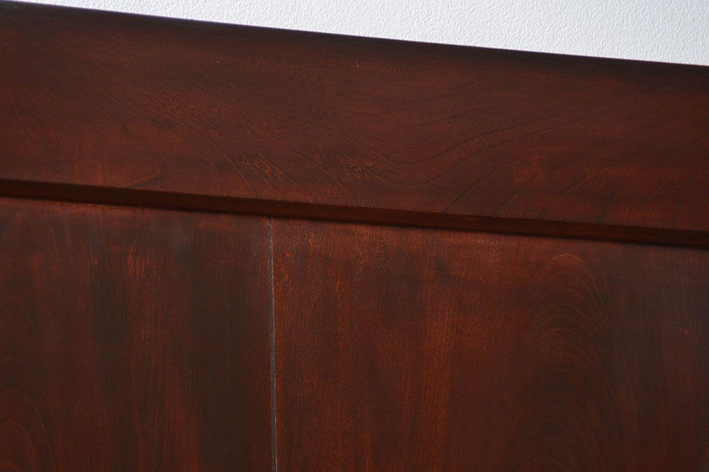 アンティーク 総欅材の重厚な蔵戸(扉、玄関戸)