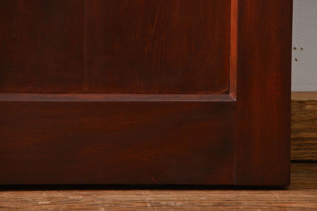 アンティーク 総欅材の重厚な蔵戸(扉、玄関戸)